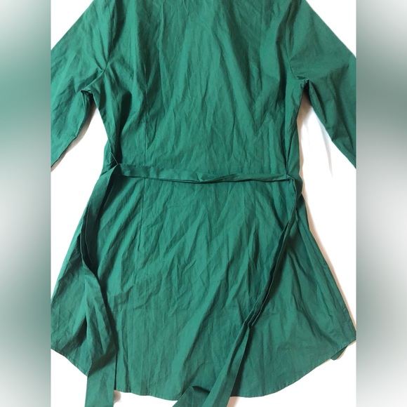 BOOHOO PLUS CHECK SELF BELTED SHIRT DRESS SIZE: 14 - Picture 3 of 9